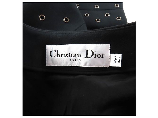 Chaqueta de lana Christian Dior Negro - vista 7