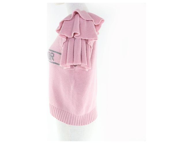 Christian Dior Kaschmir-Stricktop Pink - Ansicht 2