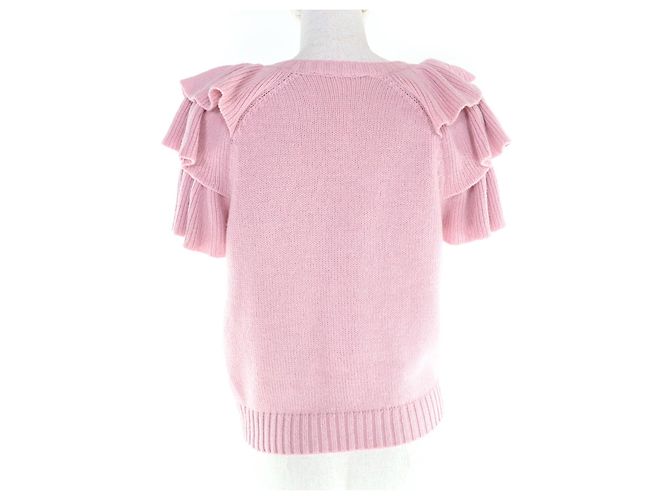 Christian Dior Kaschmir-Stricktop Pink - Ansicht 3
