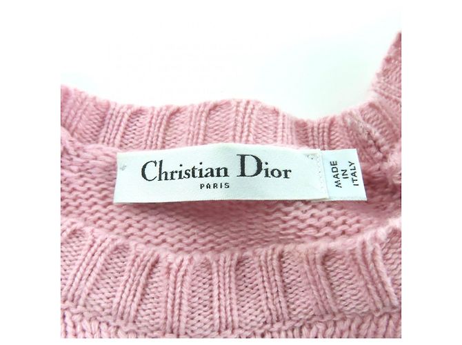 Christian Dior Kaschmir-Stricktop Pink - Ansicht 6