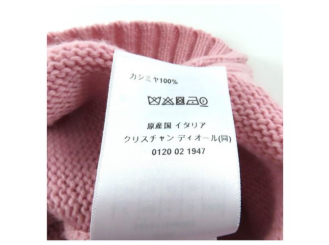 Christian Dior Kaschmir-Stricktop Pink - Ansicht 8
