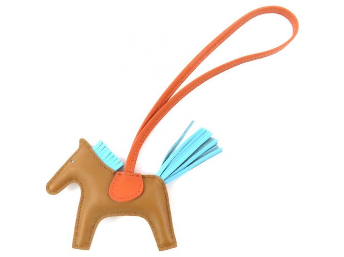 Hermès Rodeo Charm Pegasus PM Charm Multicolore Blu chiaro - vista 3