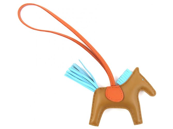 Hermès Rodeo Charm Pegasus PM Charm Multicolore Blu chiaro - vista 4