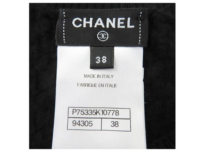 Jersey de cachemira Chanel COCO Mark Negro - vista 6