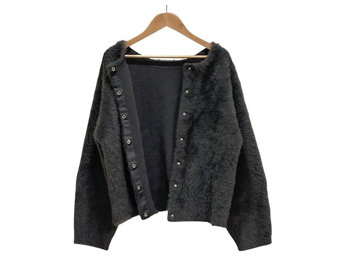 Autre Marque Chaqueta sin cuello de borreguillo PLST Boa Castaño - vista 4