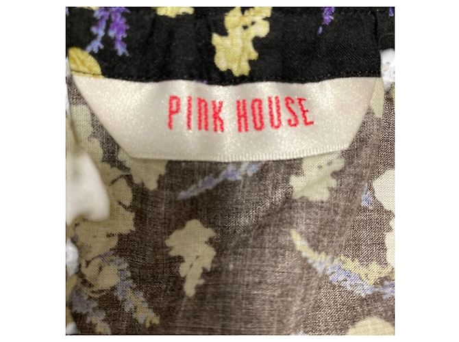 Autre Marque Falda a capas con estampado floral PINK HOUSE Negro Púrpura - vista 5