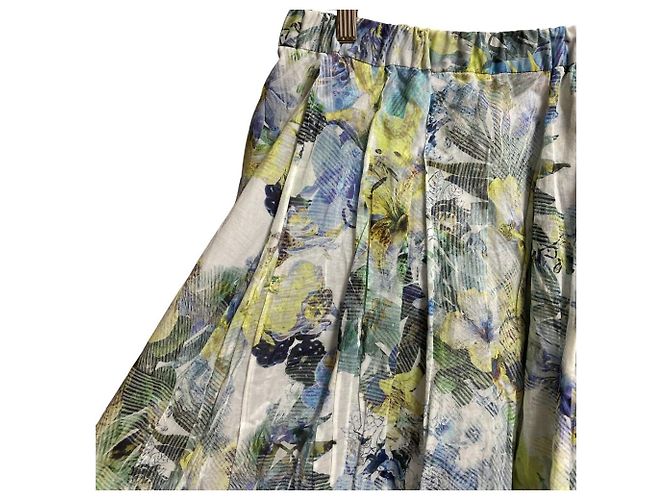 Autre Marque Falda larga con estampado floral Ingeborg Multicolor - vista 2