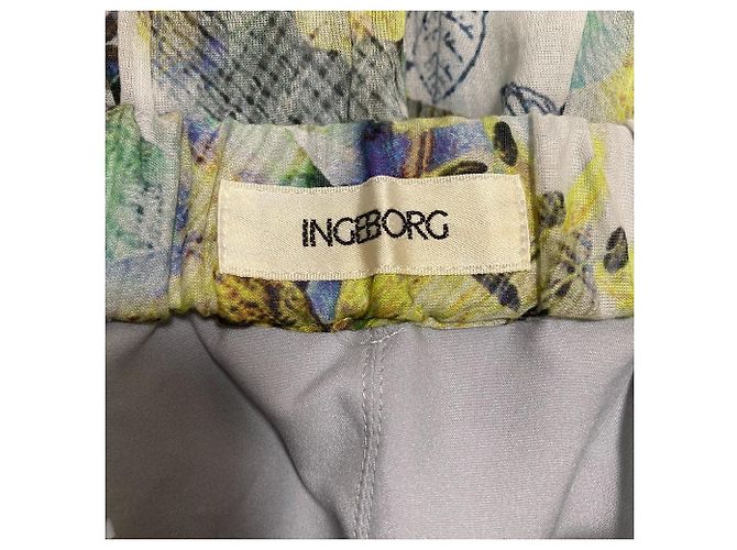 Autre Marque Falda larga con estampado floral Ingeborg Multicolor - vista 4