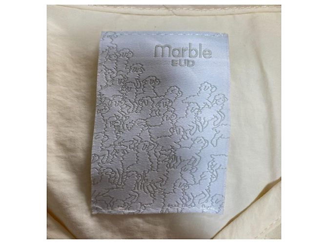Autre Marque giacca trapuntata marble SUD tulip Bianco - vista 5
