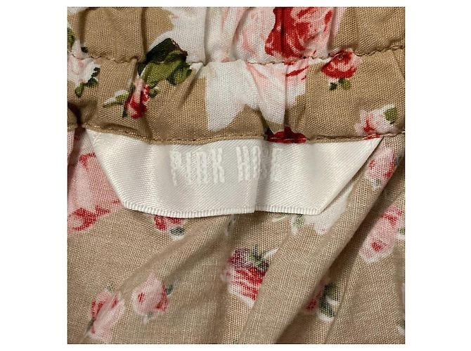 Autre Marque PINK HOUSE Falda Ornament con estampado de rosas Multicolor Beige - vista 6