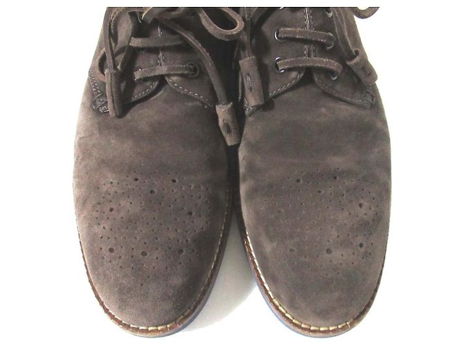 Louis Vuitton Derby Wildlederschuhe Braun - Ansicht 4