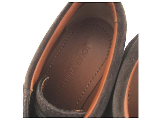 Louis Vuitton Derby Wildlederschuhe Braun - Ansicht 5