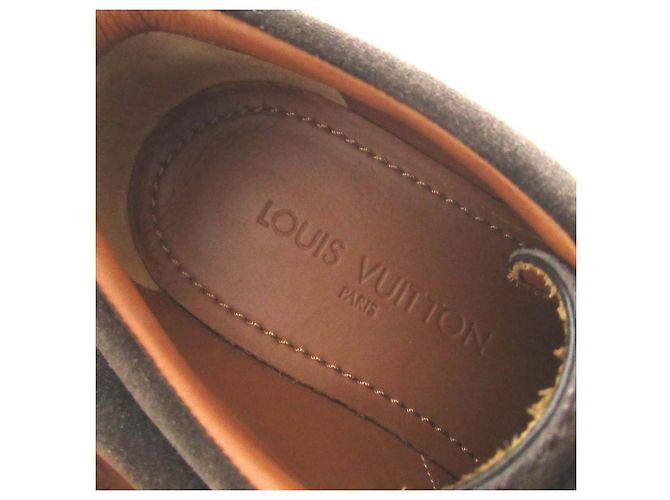 Louis Vuitton Derby Wildlederschuhe Braun - Ansicht 6