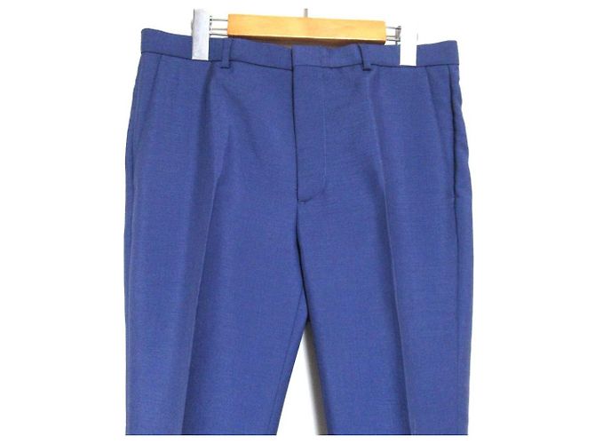 Conjunto de Traje Gucci Classic de Lana Mohair Azul - vista 8
