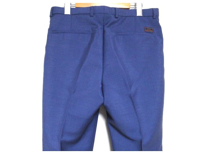 Conjunto de Traje Gucci Classic de Lana Mohair Azul - vista 9
