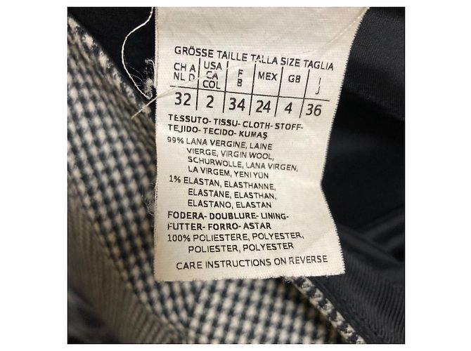 Falda acampanada de pata de gallo Max Mara Negro - vista 5