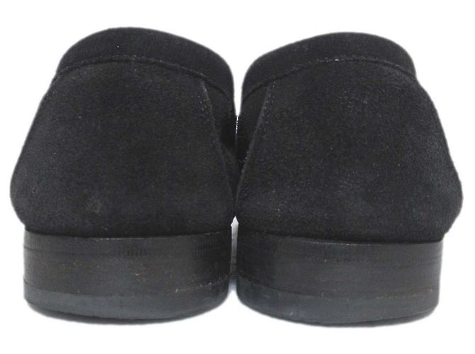 Mocassini in camoscio Gancini Salvatore Ferragamo Nero - vista 3