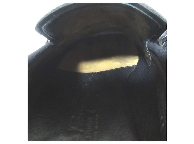 Mocassini in camoscio Gancini Salvatore Ferragamo Nero - vista 6