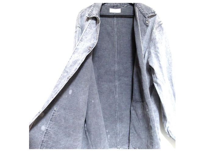 Autre Marque Chaqueta Coverall de Denim Tsuzuli Castaño - vista 4