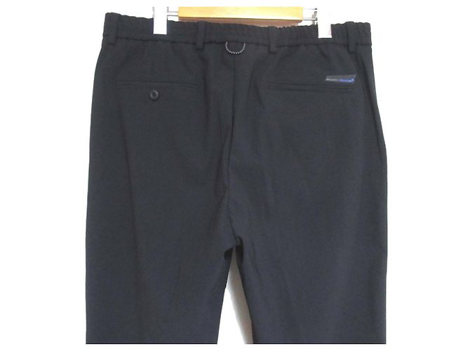 Autre Marque MANUEL RITZ TECH CORE Stretch Easy Trousers Nero - vista 4