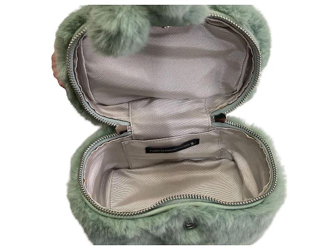 Autre Marque TSURU by Mariko Oikawa Bondi Eco Fur 2way Shoulder Bag Verde - vista 11