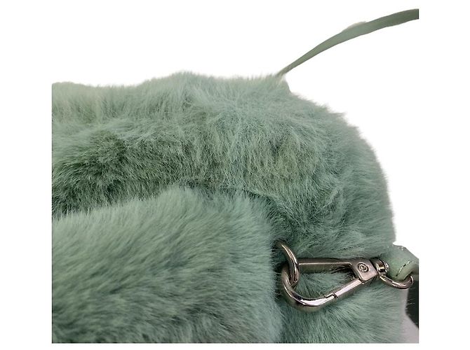 Autre Marque TSURU by Mariko Oikawa Bondi Eco Fur 2way Shoulder Bag Verde - vista 16
