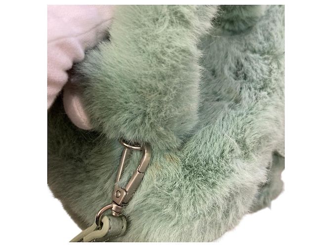 Autre Marque TSURU by Mariko Oikawa Bondi Eco Fur 2way Shoulder Bag Verde - vista 17