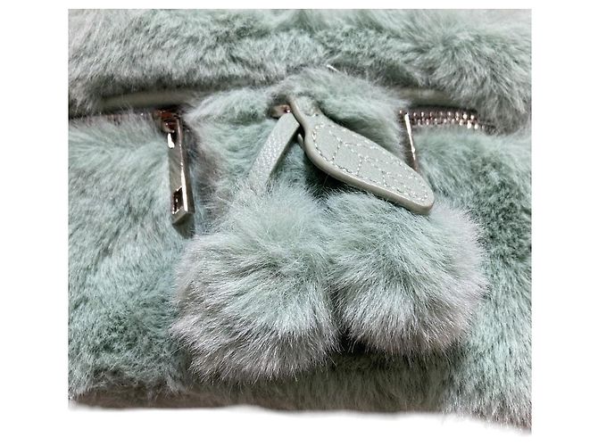 Autre Marque TSURU by Mariko Oikawa Bondi Eco Fur 2way Shoulder Bag Verde - vista 2