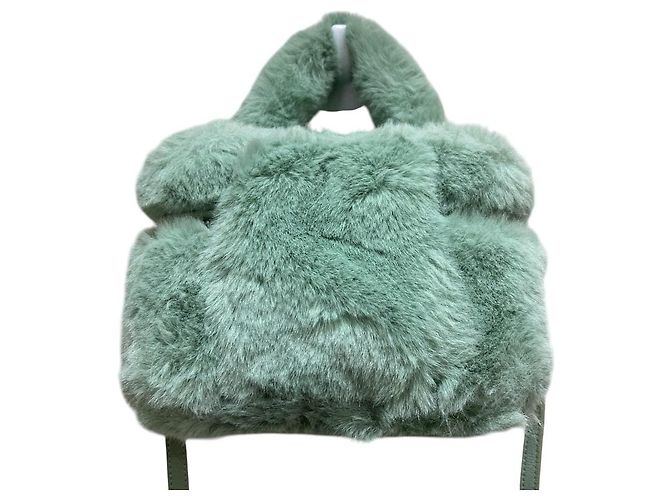 Autre Marque TSURU by Mariko Oikawa Bondi Eco Fur 2way Shoulder Bag Verde - vista 4