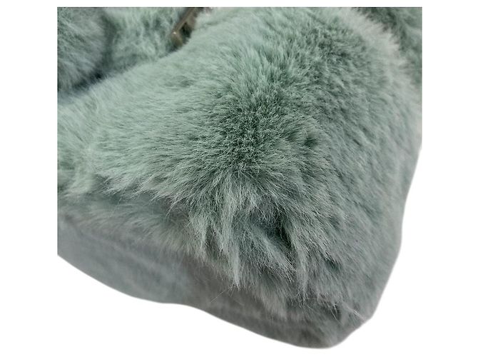 Autre Marque TSURU by Mariko Oikawa Bondi Eco Fur 2way Shoulder Bag Verde - vista 7