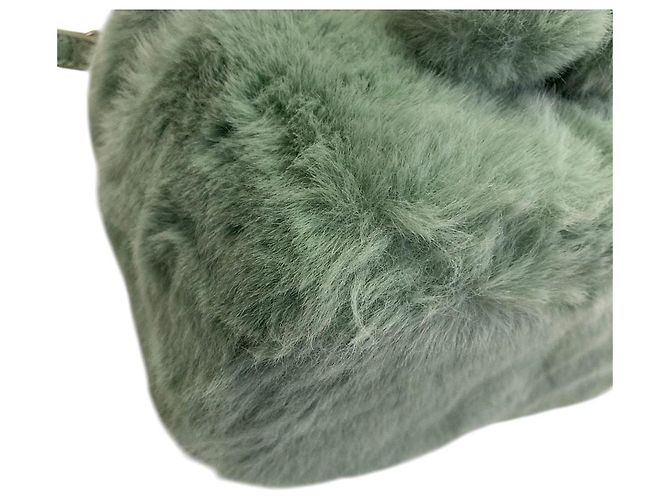 Autre Marque TSURU by Mariko Oikawa Bondi Eco Fur 2way Shoulder Bag Verde - vista 8