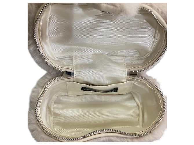 Autre Marque TSURU by Mariko Oikawa Bondi Eco Fur Shoulder Bag Crudo - vista 11