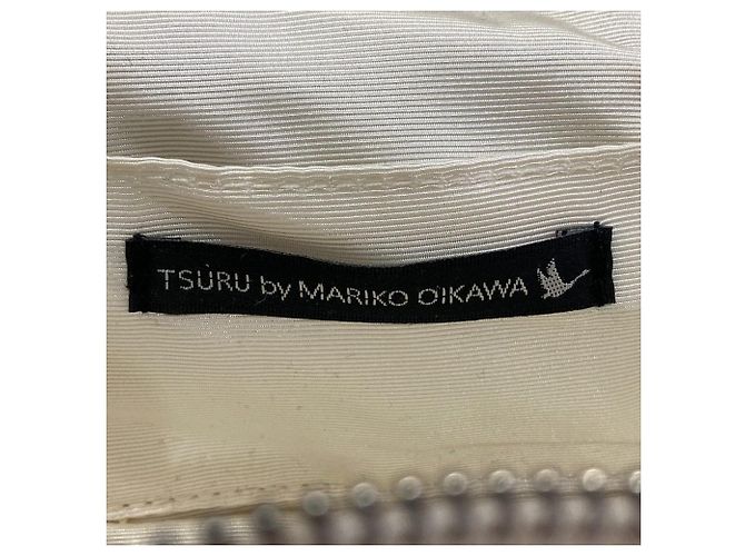 Autre Marque TSURU by Mariko Oikawa Bondi Eco Fur Shoulder Bag Crudo - vista 13