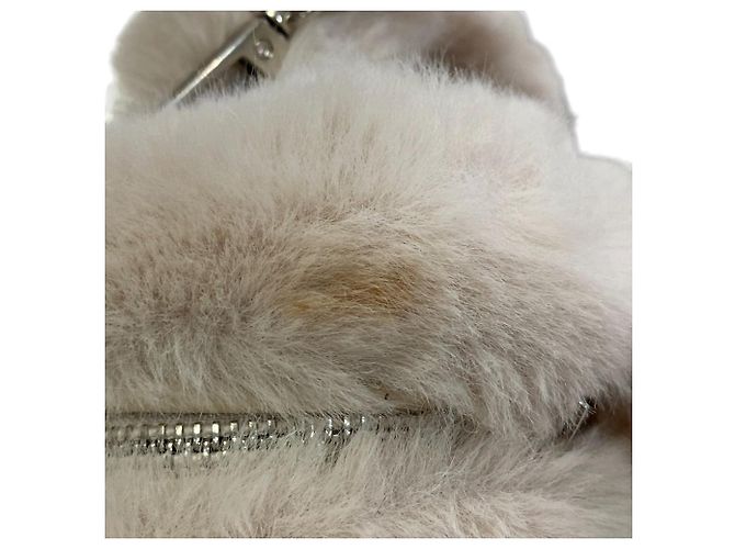 Autre Marque TSURU by Mariko Oikawa Bondi Eco Fur Shoulder Bag Crudo - vista 14