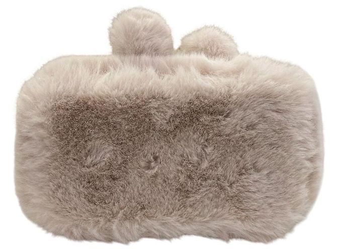Autre Marque TSURU by Mariko Oikawa Bondi Eco Fur Shoulder Bag Crudo - vista 6