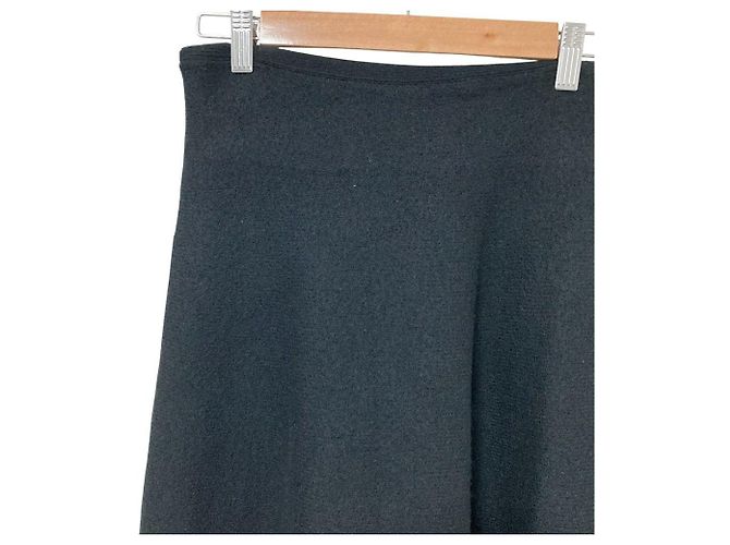 Falda de punto de lana Jil Sander Negro - vista 3
