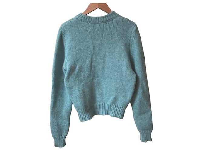 Autre Marque Dsquared2 Alpaka-Strickpullover Blau - Ansicht 2