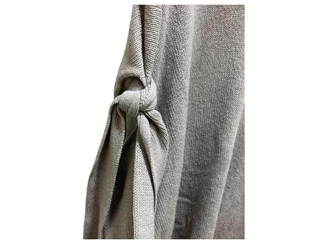 Jil Sander V-Ausschnitt Strickpullover Braun - Ansicht 4