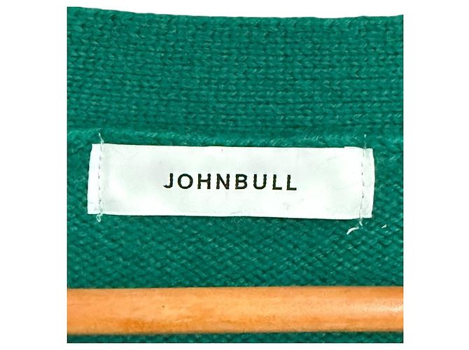 Autre Marque Cárdigan de punto de lana Johnbull Verde - vista 4