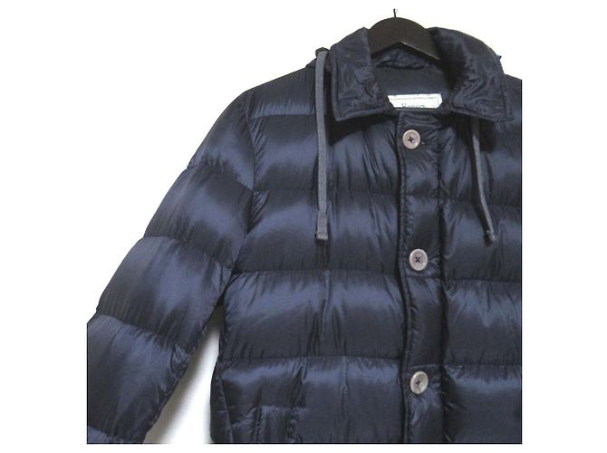 Autre Marque Chaqueta de Plumas con Capucha de Nailon Herno Azul Azul marino - vista 3