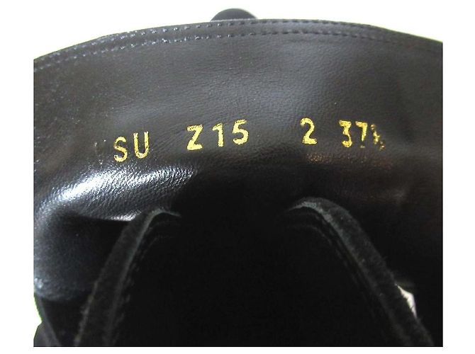 Stivaletti corti in camoscio Rockstud Valentino Garavani Nero - vista 11