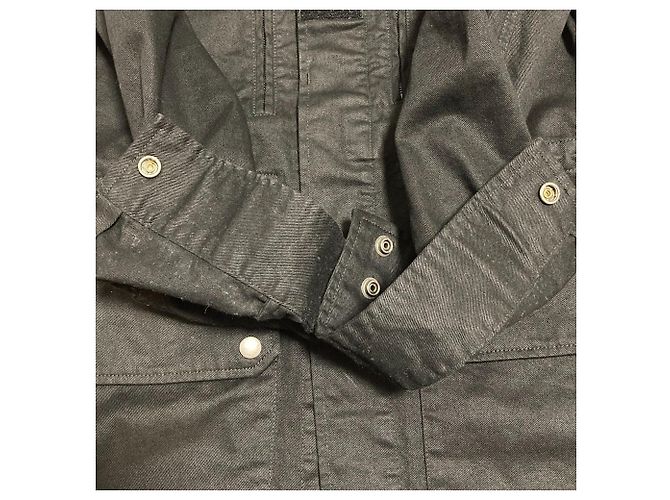 Yves Saint Laurent Chaqueta Field Jacket Saint Laurent Paris Negro - vista 12