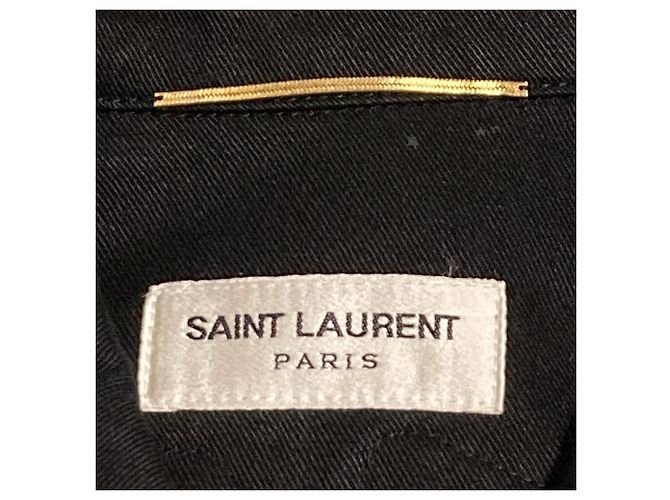 Yves Saint Laurent Chaqueta Field Jacket Saint Laurent Paris Negro - vista 7