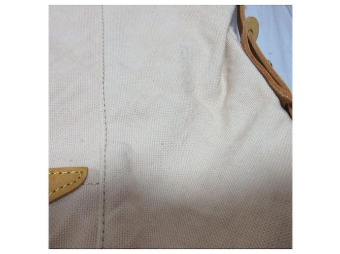 Autre Marque Borsa a tracolla in pelle e tela SEAGULL SHIP Beige - vista 4