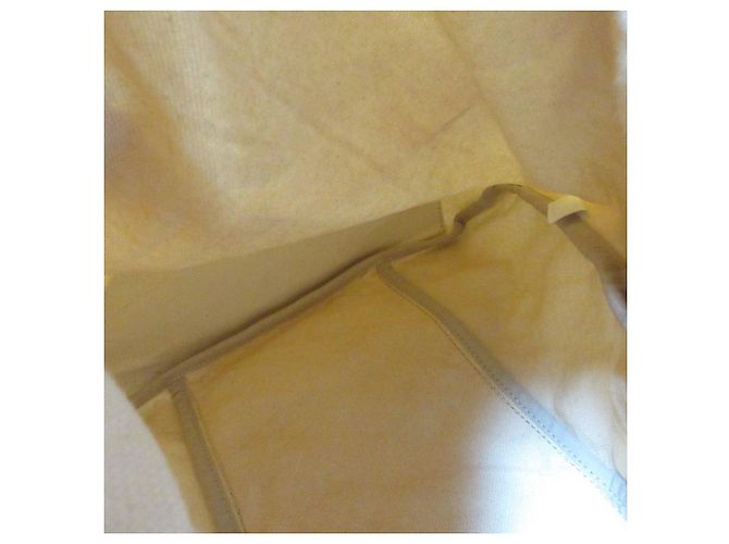 Autre Marque Borsa a tracolla in pelle e tela SEAGULL SHIP Beige - vista 6