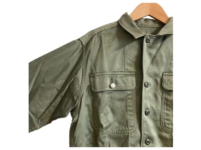 Autre Marque Chaqueta militar Liyoca con botones de perlas Verde - vista 3