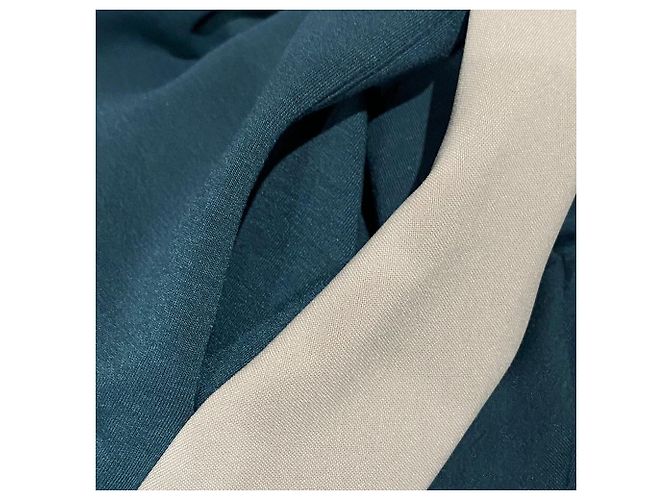 Autre Marque Vestido BEARDSLEY con espalda acampanada Negro Beige Verde - vista 5