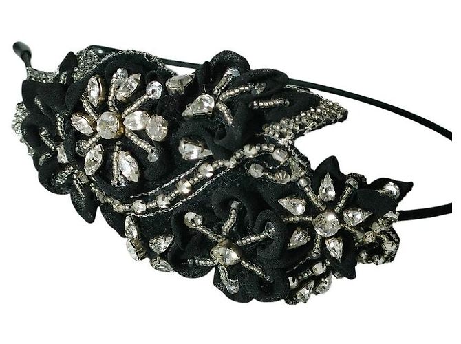 Autre Marque Tiara Rene Bijou Preto - vista 2