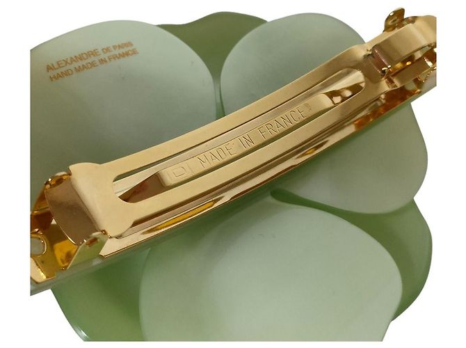Autre Marque Fermi Flower Rhinestone ALEXANDRE DE PARIS Verde - vista 5