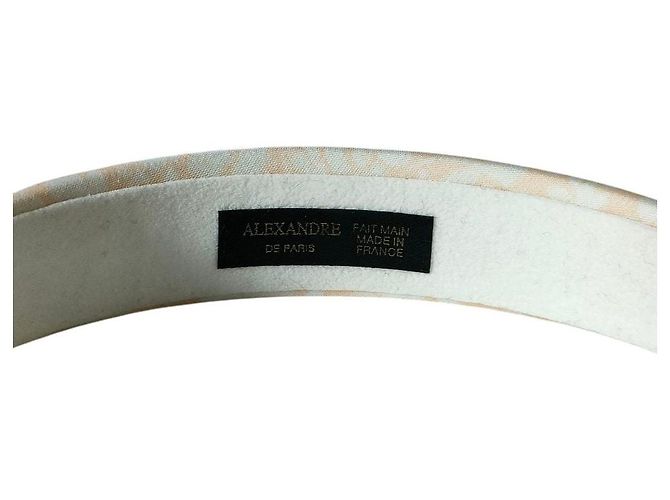 Autre Marque ALEXANDRE DE PARIS Haarband mit Blumenmuster Orange - Ansicht 5